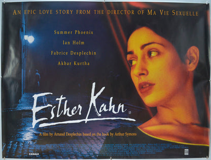 Esther Kahn Original Quad Poster - Film Poster - Movie Poster