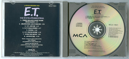 E.T. THE EXTRA TERRESTRIAL Original CD Soundtrack (Inside) 