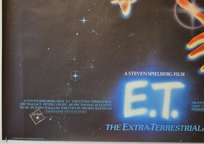 E.T. THE EXTRA TERRESTRIAL (Bottom Left) Cinema Quad Movie Poster 