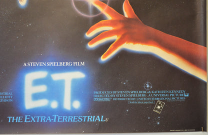 E.T. THE EXTRA TERRESTRIAL (Bottom Right) Cinema Quad Movie Poster 