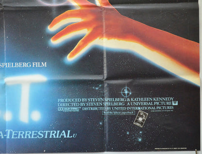 E.T. THE EXTRA TERRESTRIAL (Bottom Right) Cinema Quad Movie Poster 