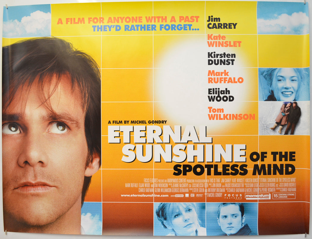 Eternal Sunshine Of The Spotless Mind Original Quad Poster - Film Poster - Movie Poster  