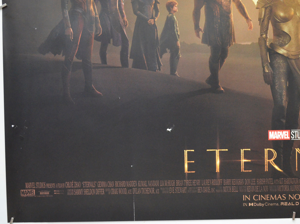 ETERNALS (Bottom Left) Cinema Quad Movie Poster 