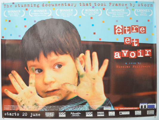 Etre Et Avoir (a.k.a. To Be And To Have) Original Quad Poster - Film Poster - Movie Poster