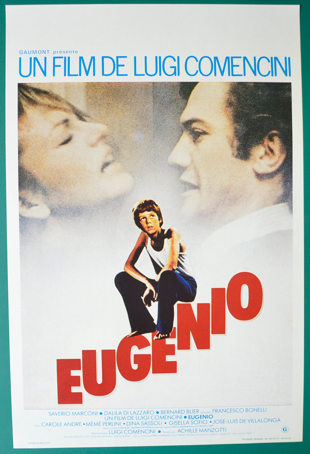 Eugenio  Original Belgian Poster - Film Poster - Movie Poster