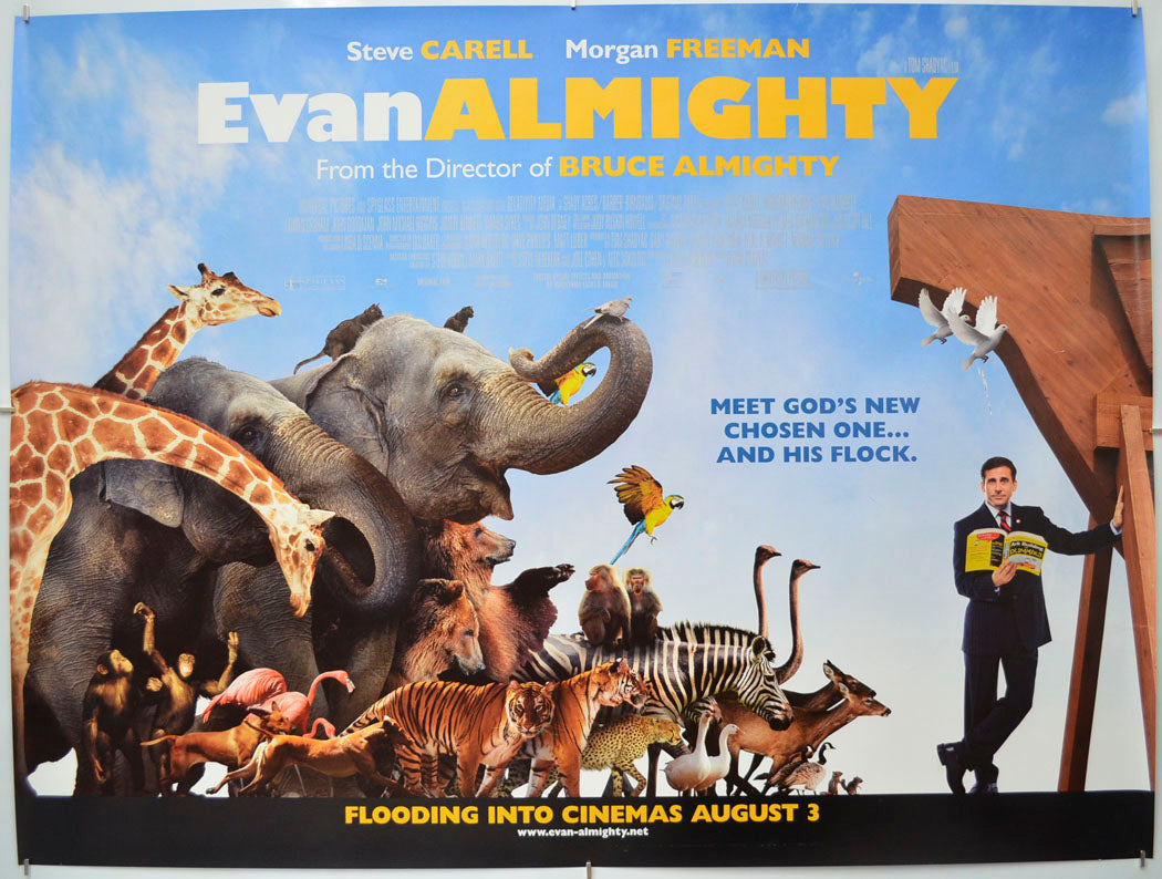 Evan Almighty (Teaser / Advance Version) Original Quad Poster - Film Poster - Movie Poster