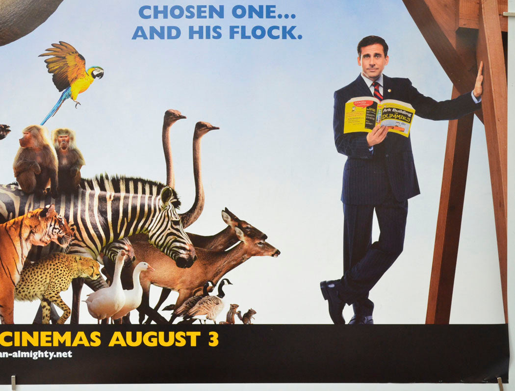 EVAN ALMIGHTY (Bottom Right) Cinema Quad Movie Poster 