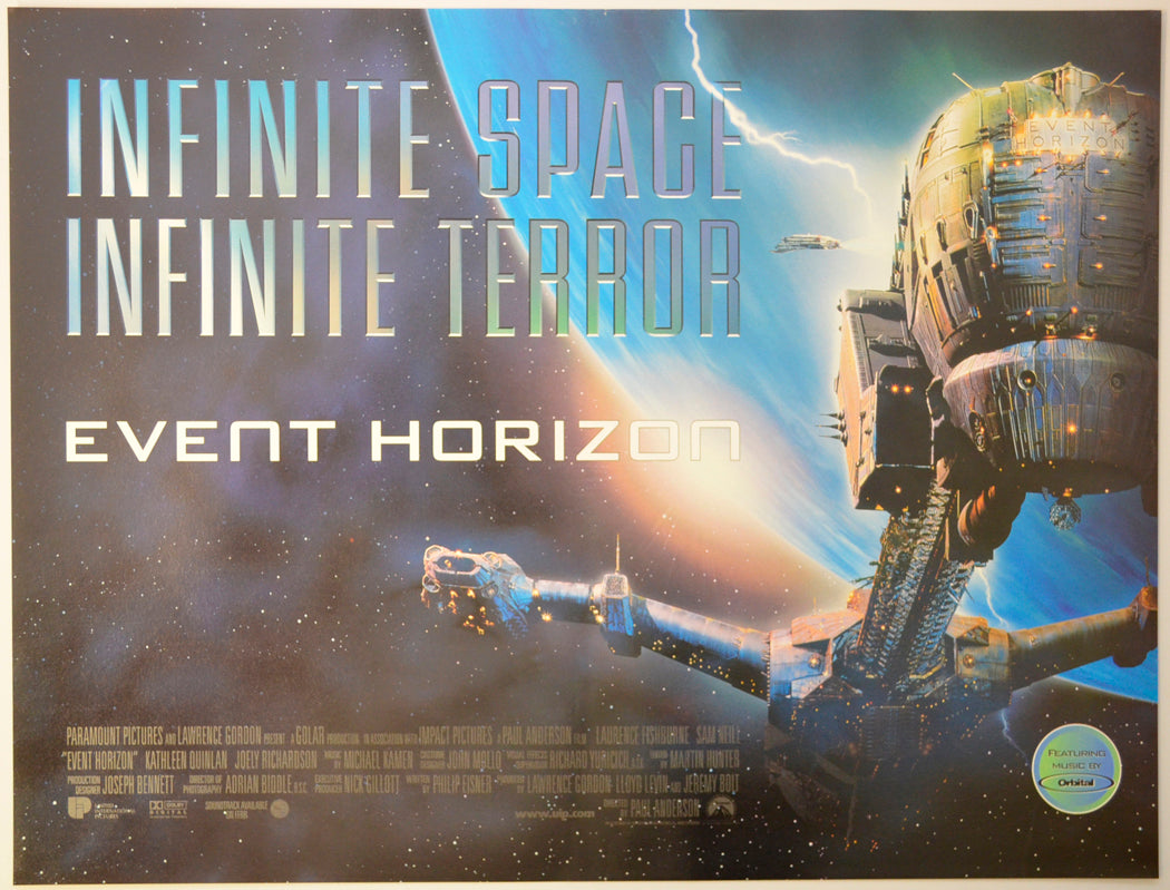 Event Horizon Original Mini Quad Poster - Film Poster - Movie Poster