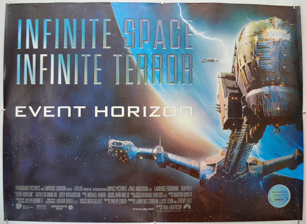 Event Horizon Original Quad Poster - Film Poster - Movie Poster  