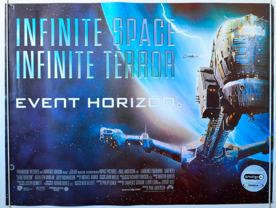 Event Horizon Original British Quad Poster - Movie Poster