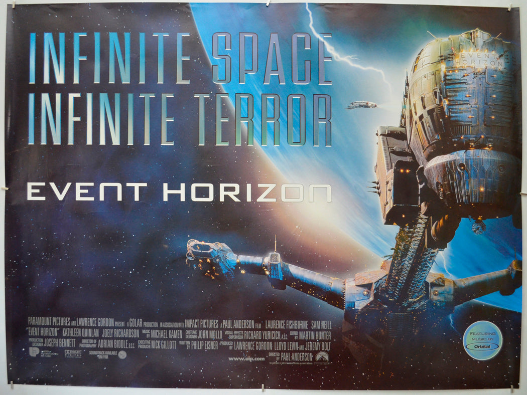 Event Horizon Original Quad Poster - Film Poster - Movie Poster  