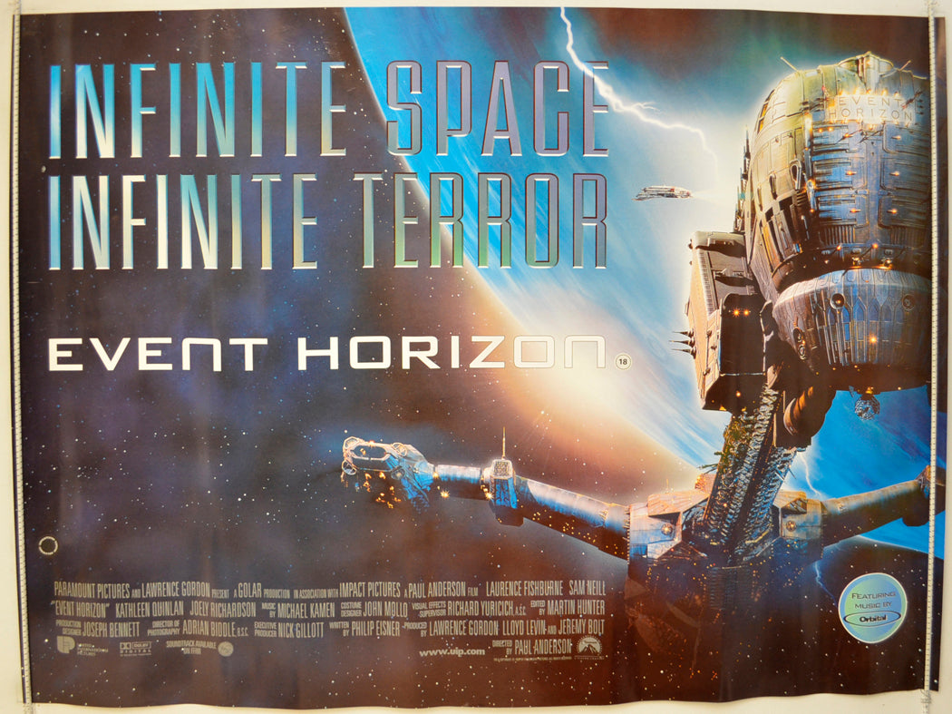 Event Horizon  Original Quad Poster - Film Poster - Movie Poster