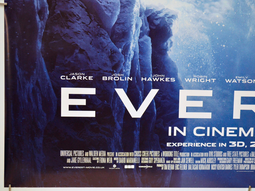 Everest (Bottom Left) Cinema Quad Movie Poster 