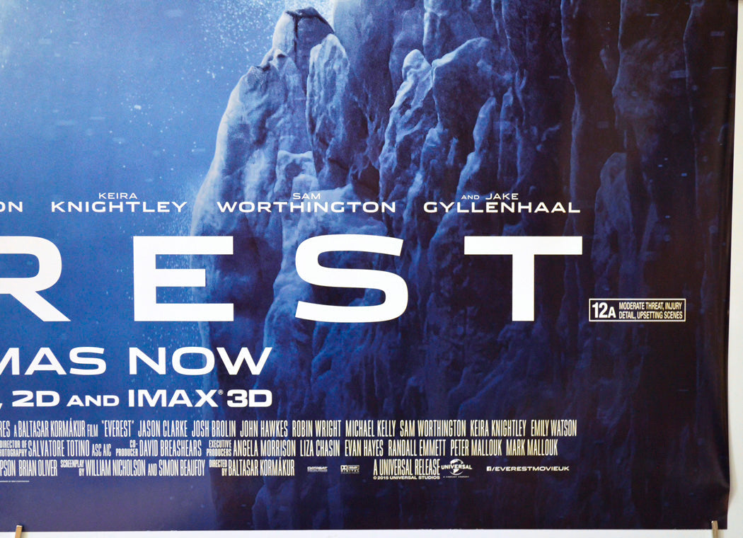 Everest (Bottom Right) Cinema Quad Movie Poster 