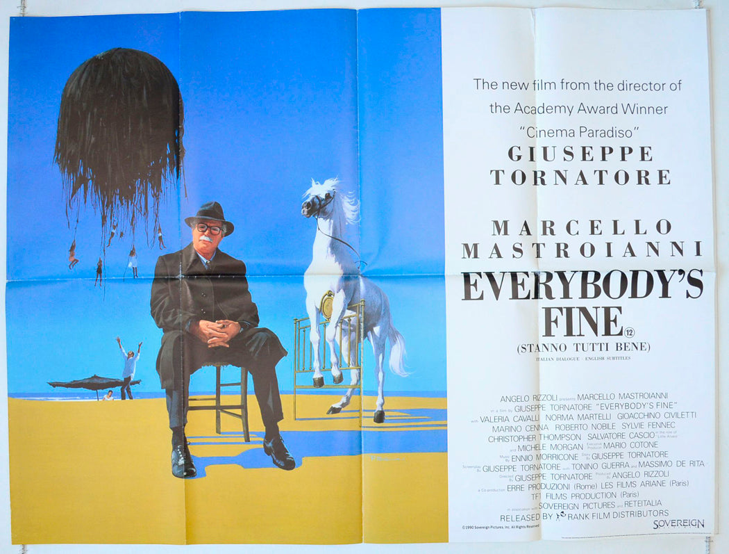 Everybody's Fine  (a.k.a. Stanno Tutti Benne)   Original British Quad Poster - Movie Poster