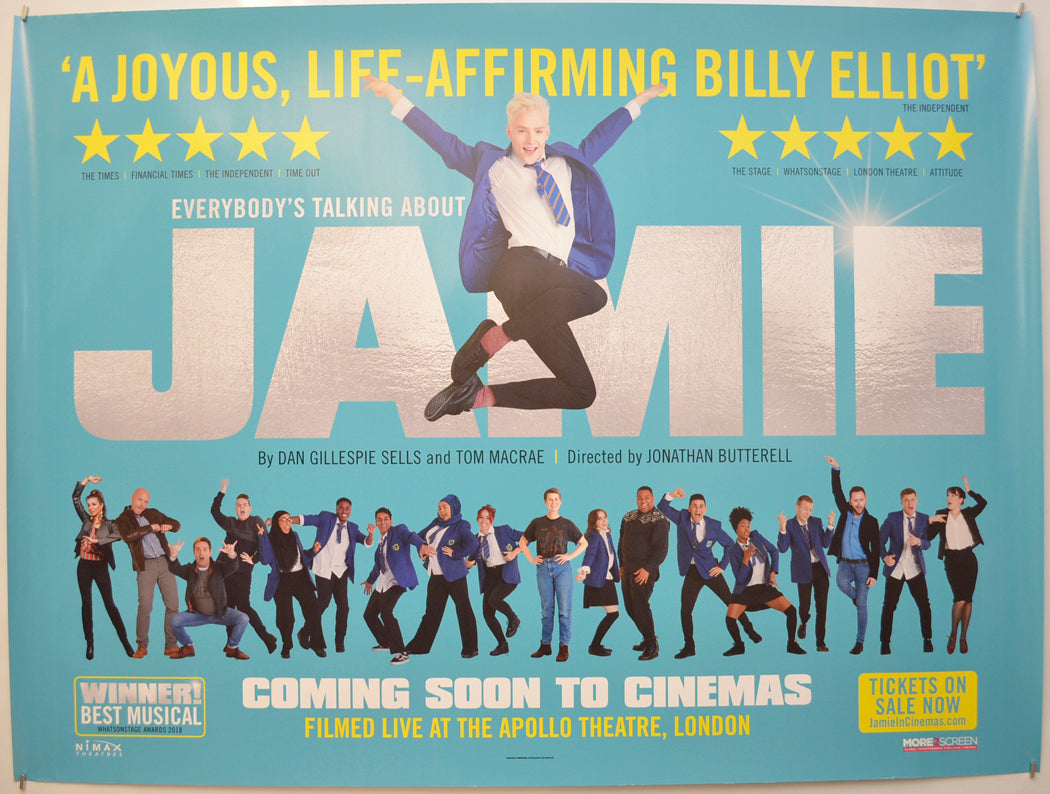 Everybody's Talking About Jamie Original Quad Poster - Film Poster - Movie Poster