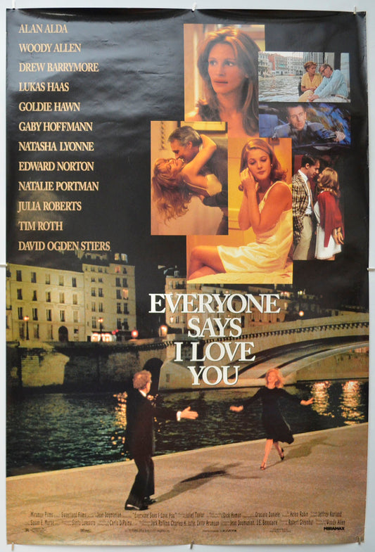 Everyone Says I Love You  Original One Sheet Poster - Film Poster - Movie Poster