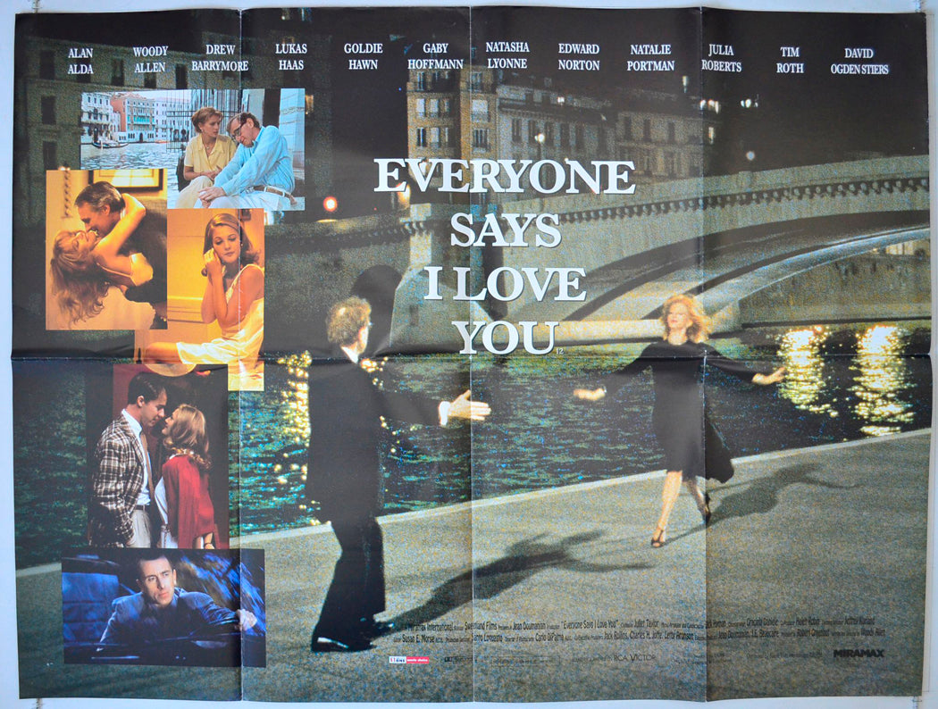 Everyone Says I Love You Original British Quad Poster - Movie Poster