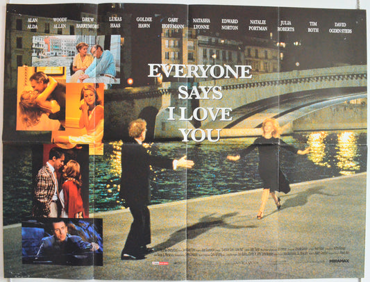 Everyone Says I Love You  Original British Quad Poster - Film Poster - Movie Poster 