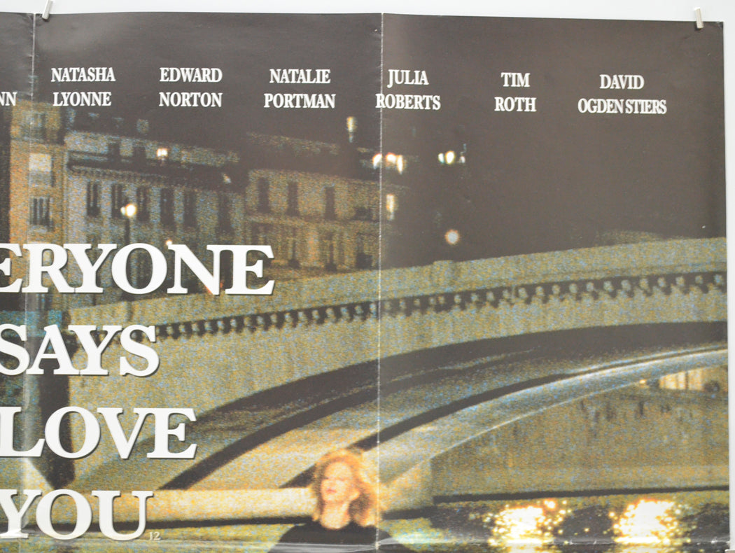 EVERYONE SAYS I LOVE YOU (Top Right) Cinema Quad Movie Poster 