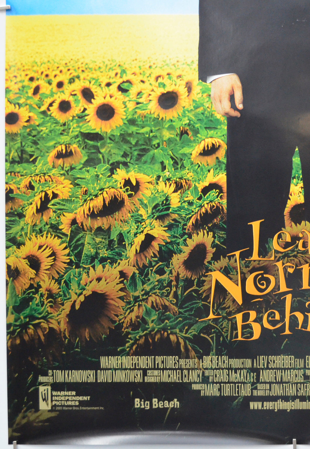 EVERYTHING IS ILLUMINATED (Bottom Left) Cinema One Sheet Movie Poster 