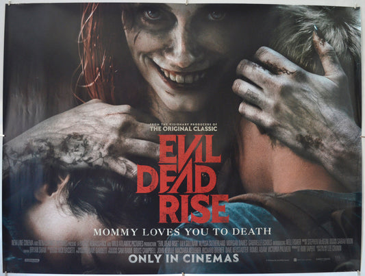 Evil Dead Rise Original Quad Poster - Film Poster - Movie Poster  