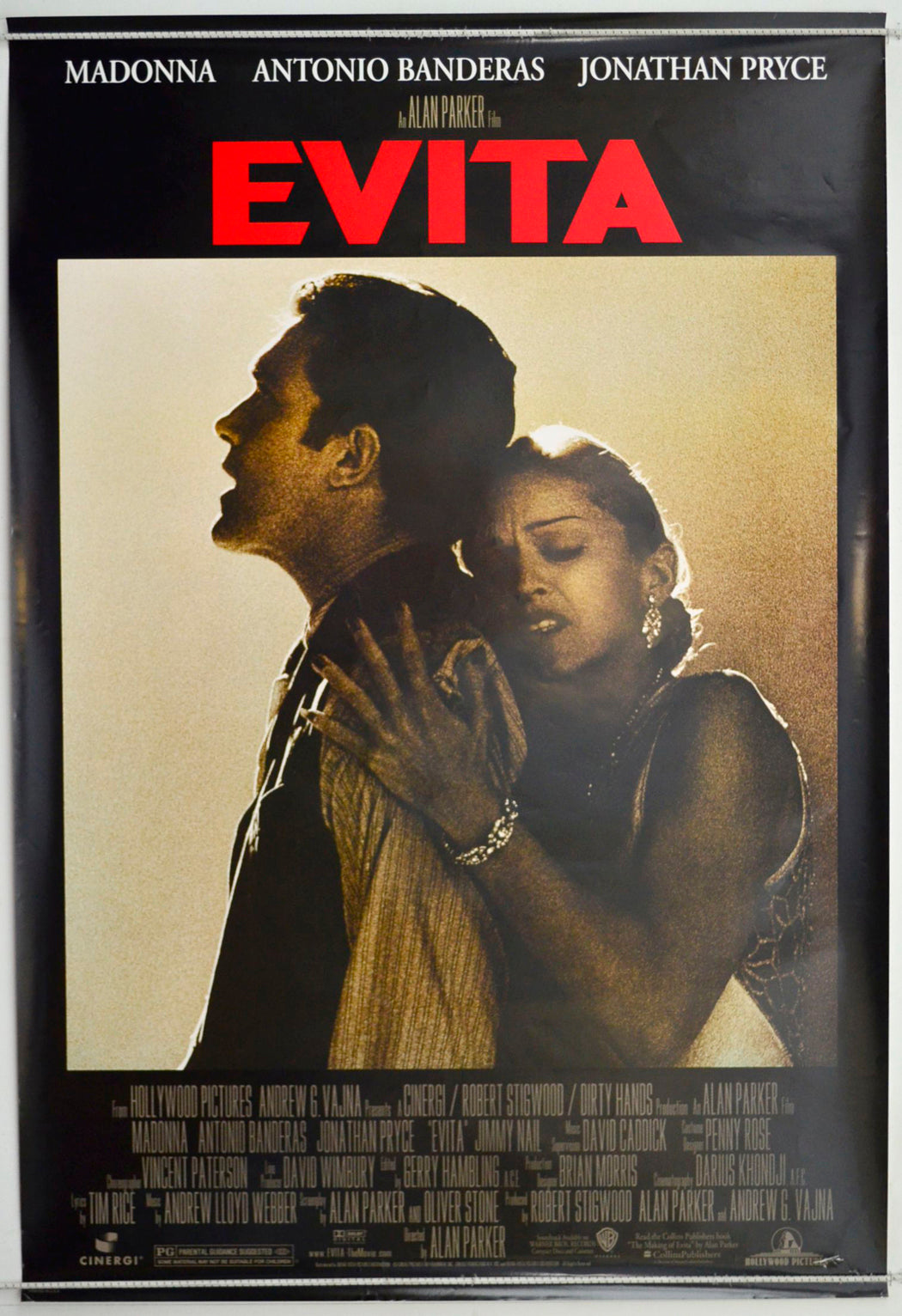 Evita Original One Sheet Poster - Movie Poster