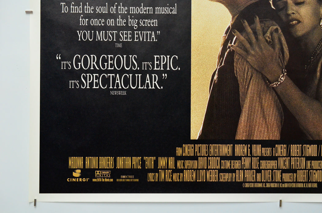 Evita (Bottom Left) Cinema Quad Movie Poster 