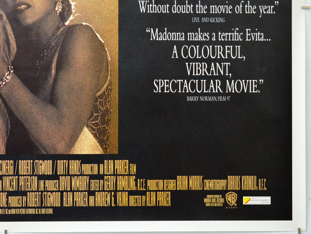 Evita (Bottom Right) Cinema Quad Movie Poster 