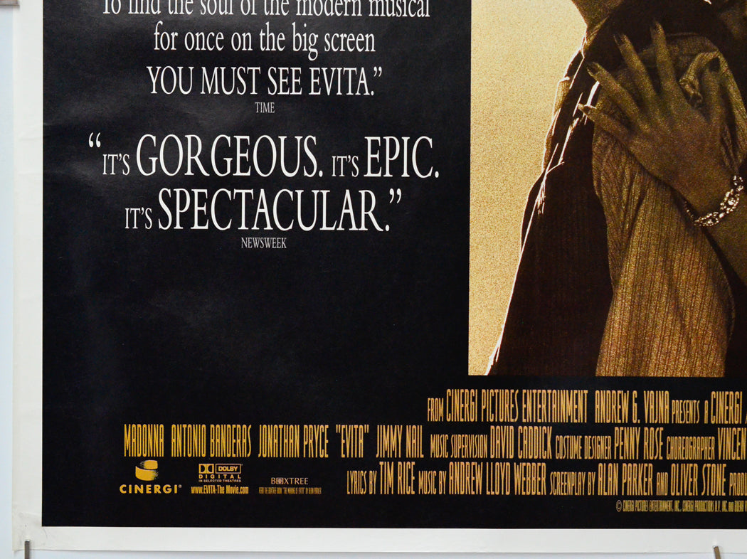 Evita (Bottom Left) Cinema Quad Movie Poster 