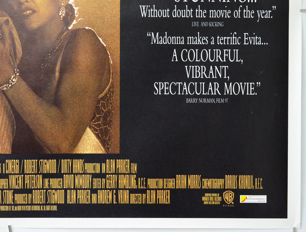 Evita (Bottom Right) Cinema Quad Movie Poster 