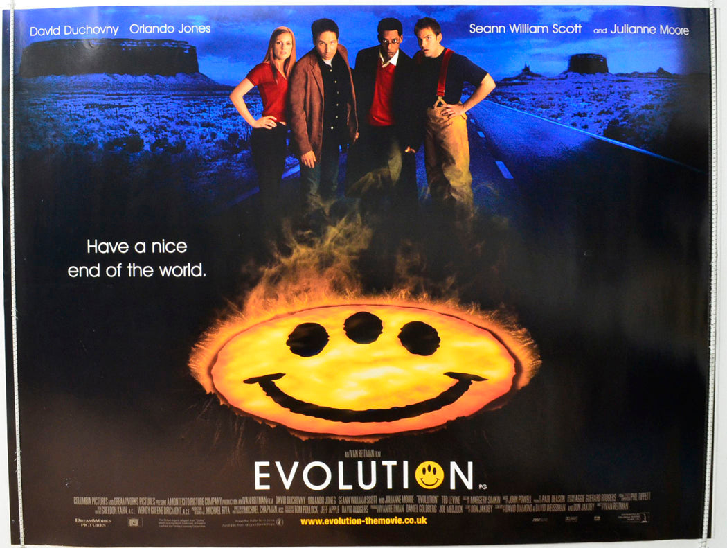 Evolution  Original British Quad Poster - Film Poster - Movie Poster