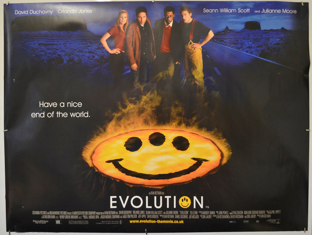 Evolution  Original Quad Poster - Film Poster - Movie Poster