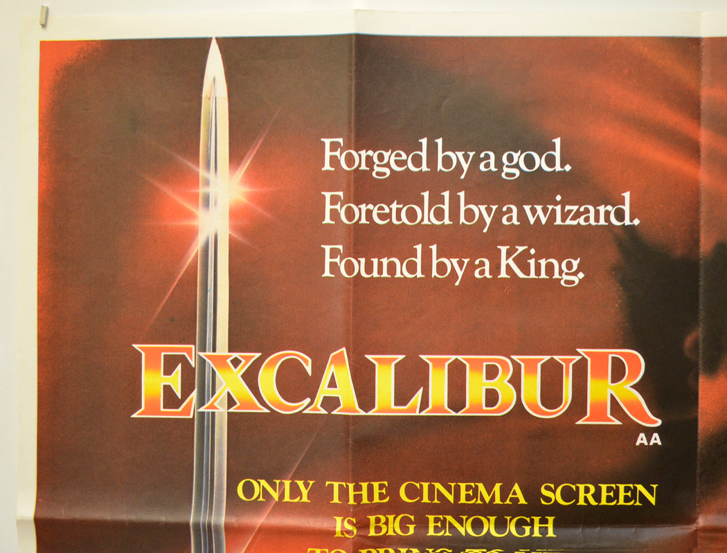 EXCALIBUR (Top Left) Cinema Quad Movie Poster 