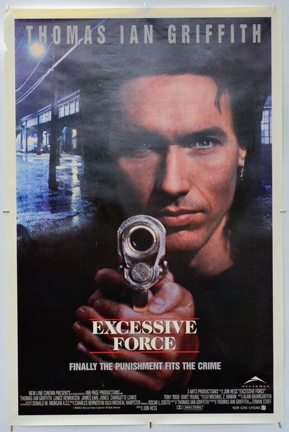 Excessive Force - Original One Sheet Poster - Film Poster - Movie Poster 