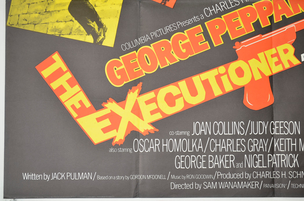 THE EXECUTIONER / A MAN CALLED SLEDGE (Bottom Left) Cinema Quad Movie Poster 