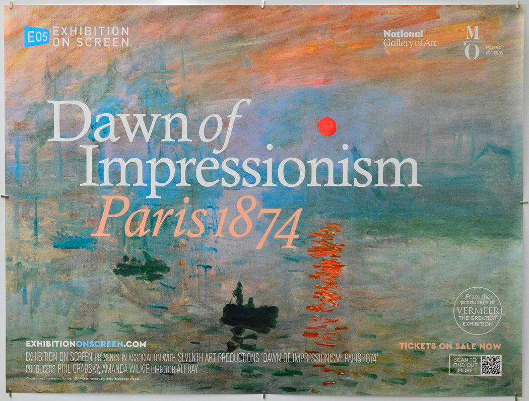 Exhibition on Screen: Dawn of Impressionism: Paris, 1874 - Original Quad Poster - Film Poster - Movie Poster
