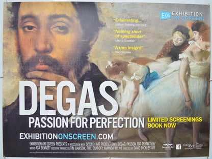 Exhibition On Screen: Degas: Passion For Perfection  - Original Quad Poster - Film Poster - Movie Poster