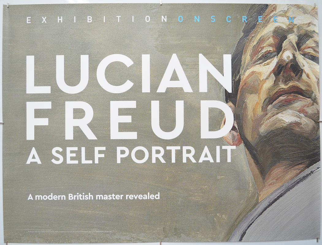 Exhibition On Screen: Lucian Freud - A Self Portrait - Original Quad Poster - Film Poster - Movie Poster