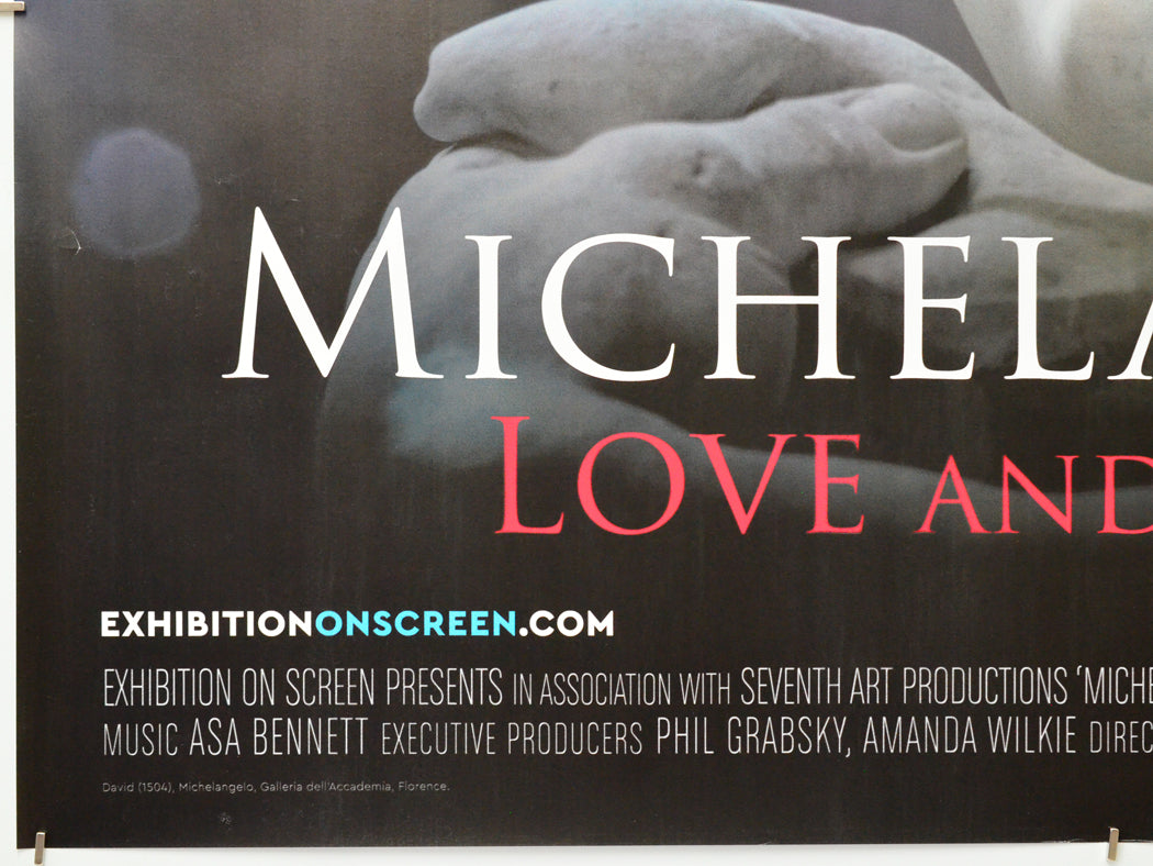 Exhibition on Screen: Michelangelo Love and Death (Bottom Left) Cinema Quad Movie Poster 