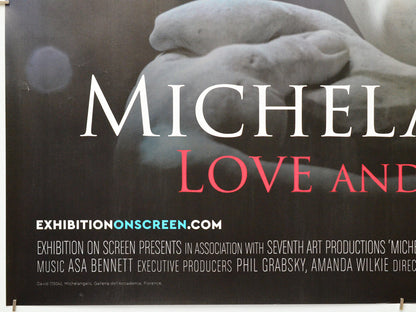 Exhibition on Screen: Michelangelo Love and Death (Bottom Left) Cinema Quad Movie Poster 