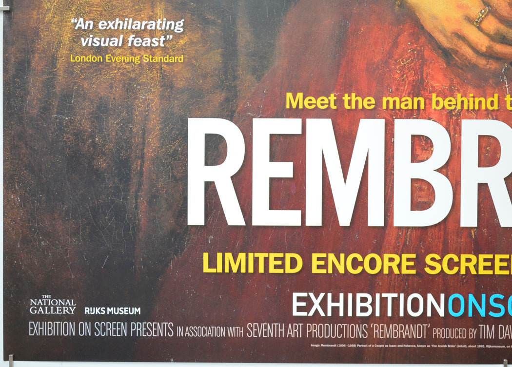 EXHIBITION ON SCREEN: REMBRANDT (Bottom Left) Cinema Quad Movie Poster 