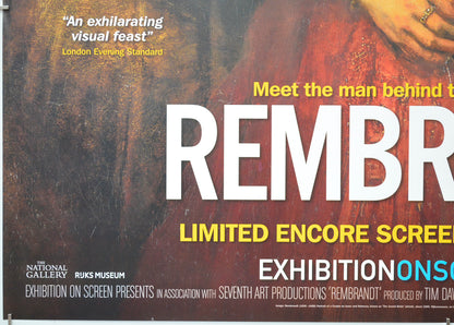 EXHIBITION ON SCREEN: REMBRANDT (Bottom Left) Cinema Quad Movie Poster 