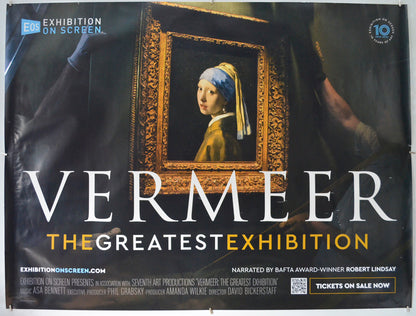 Exhibition On Screen: Vermeer Original Quad Poster - Film Poster - Movie Poster  