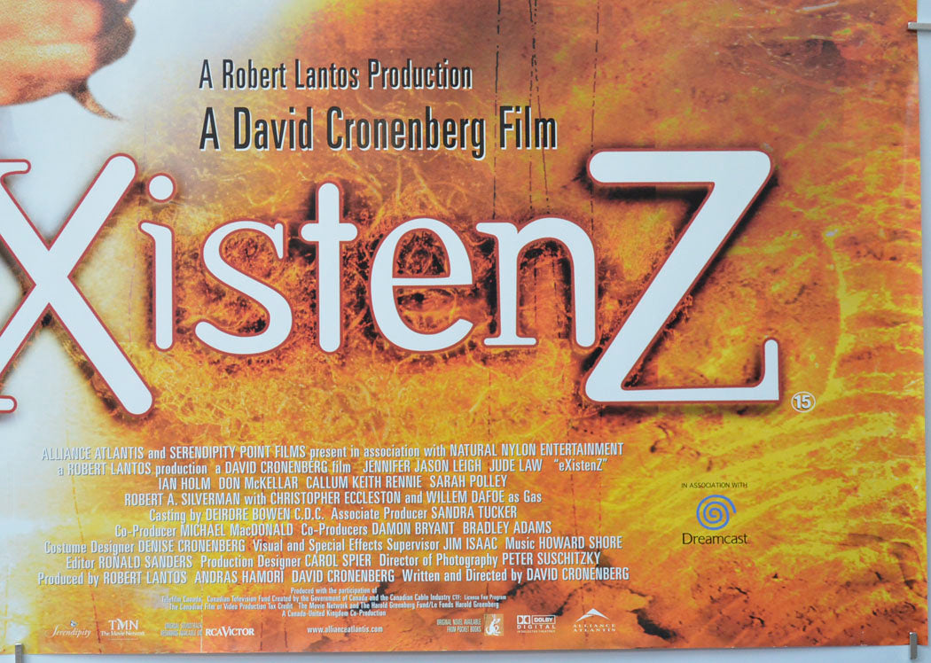 EXISTENZ (Bottom Right) Cinema Quad Movie Poster 