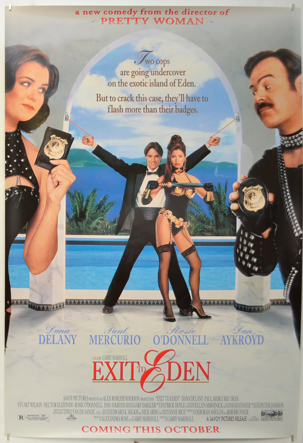 Exit To Eden (Teaser / Advance Version)  Original One Sheet Poster - Film Poster - Movie Poster