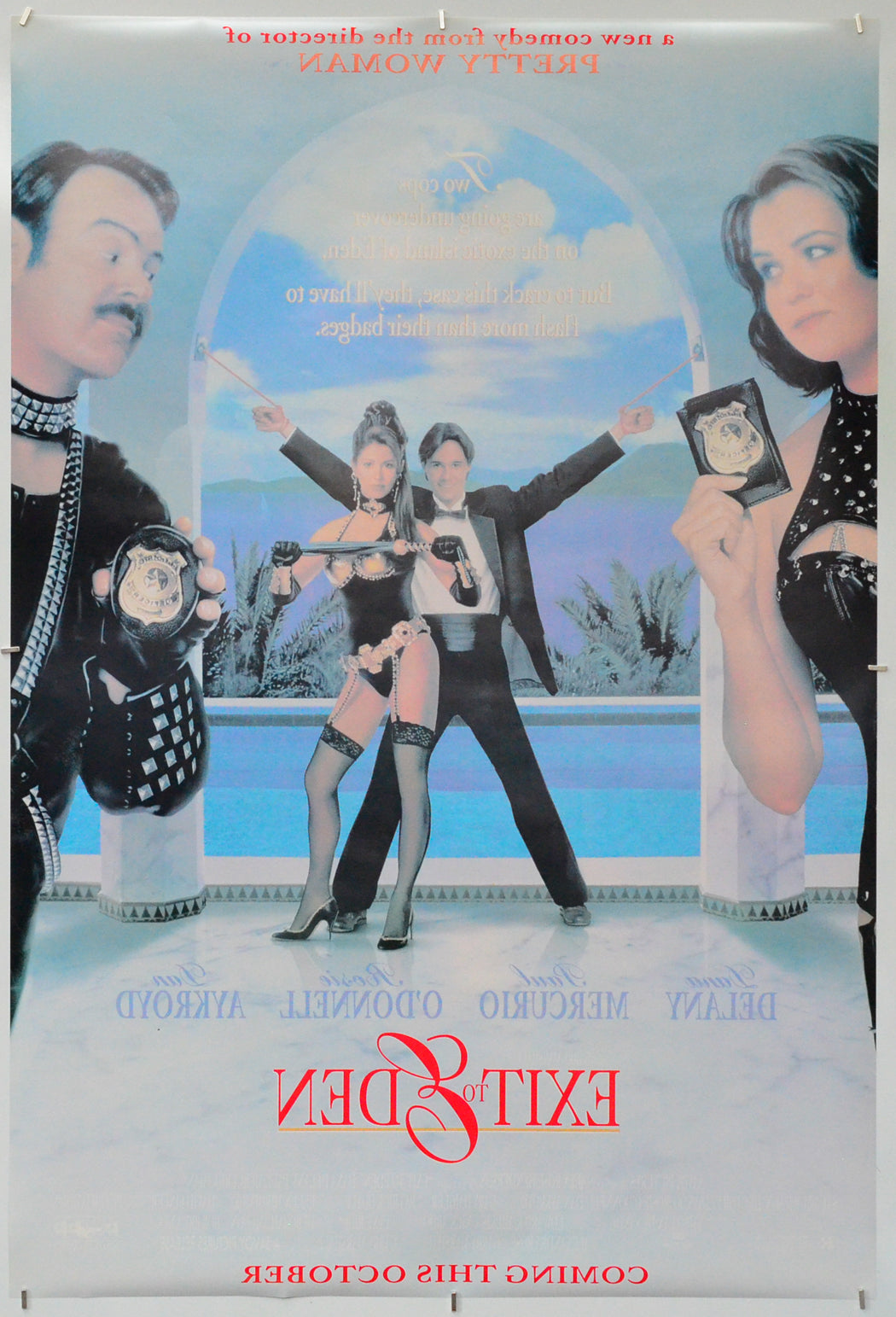Exit To Eden (Back) Cinema One Sheet Movie Poster 