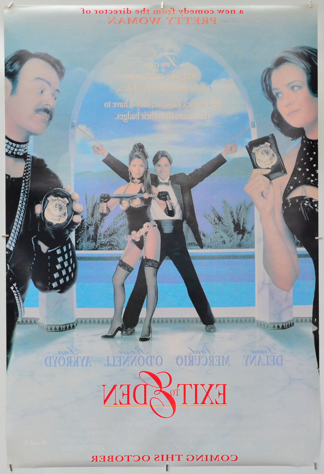 Exit To Eden (Back) Cinema One Sheet Movie Poster 