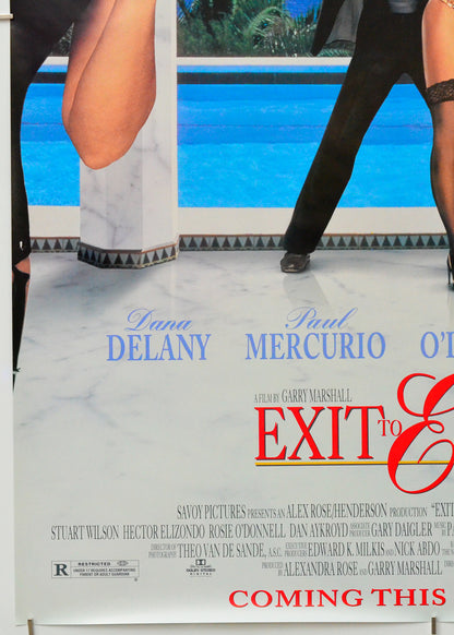 Exit To Eden (Bottom Left) Cinema One Sheet Movie Poster 