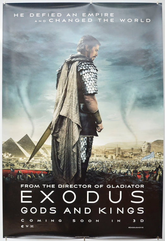 Exodus : Gods And Kings (Teaser / Advance Version) Original One Sheet Poster - Film Poster - Movie Poster